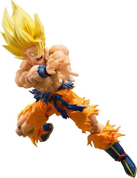 dragon ball super saiyan goku figure|goku action figure bandai.